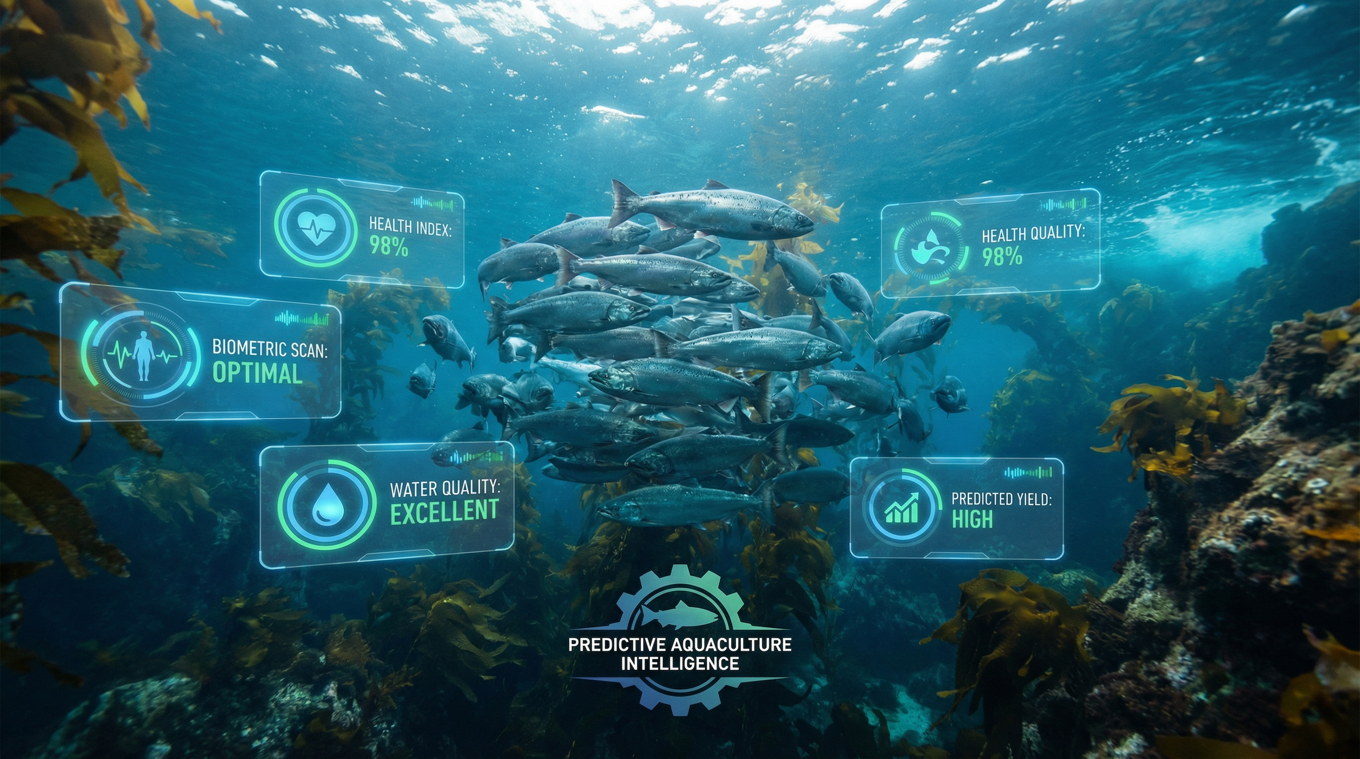 Fish microbiome engineering illustration